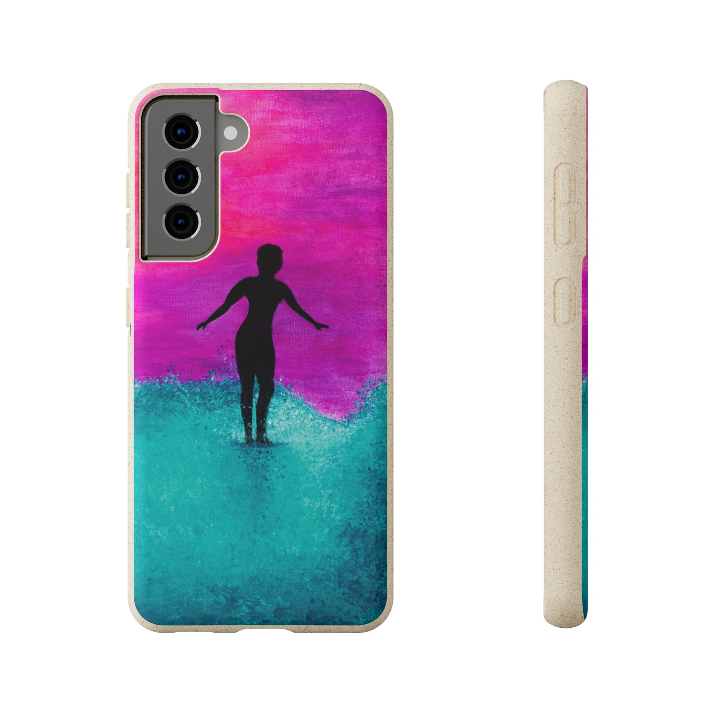 Full Moon Noserider Biodegradable Phone Case