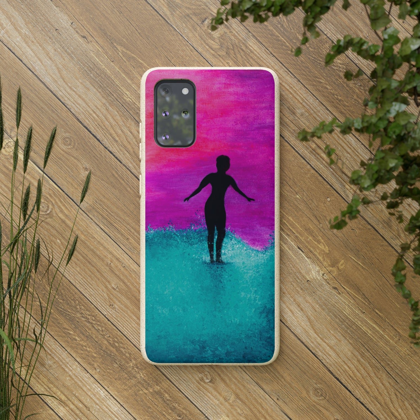 Full Moon Noserider Biodegradable Phone Case