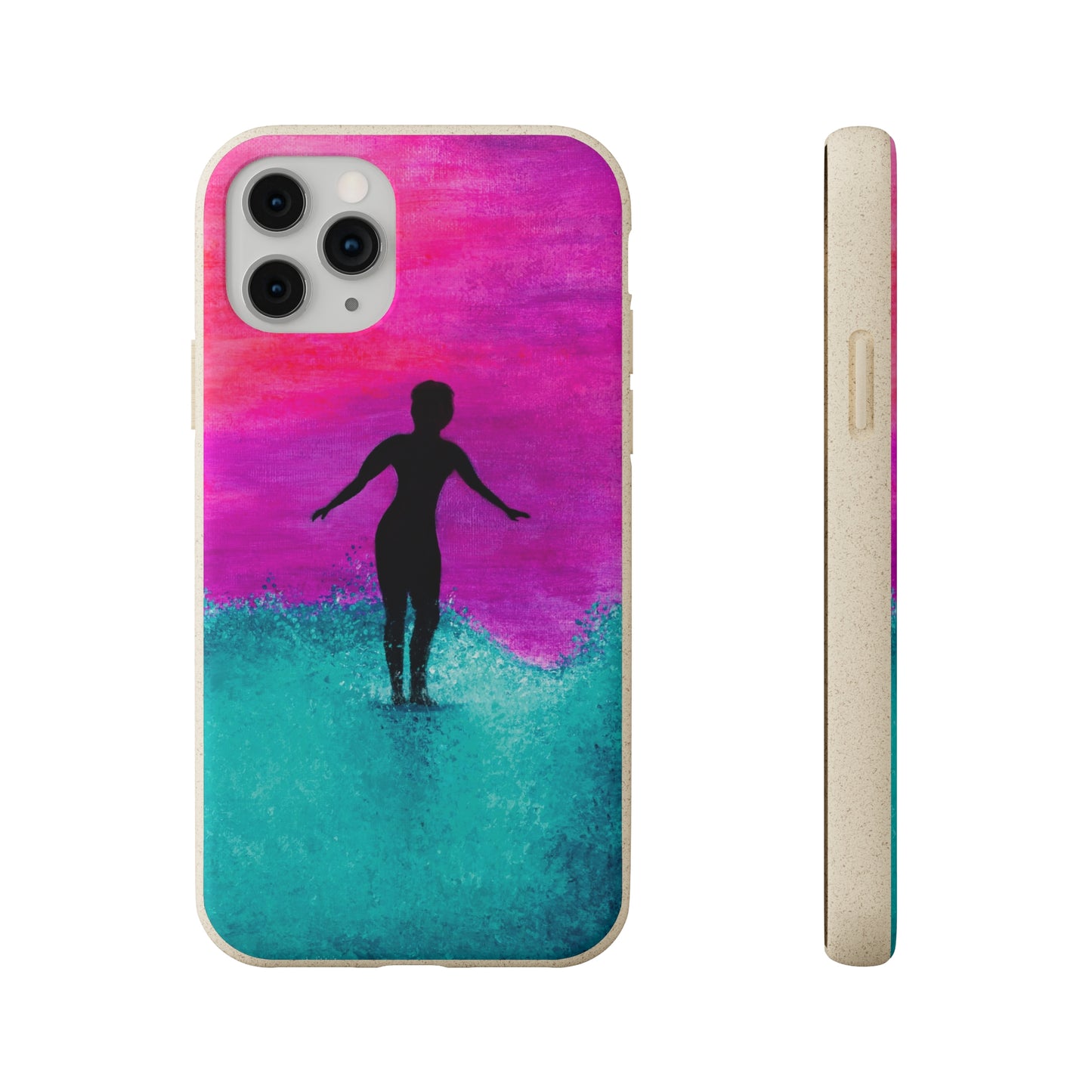 Full Moon Noserider Biodegradable Phone Case