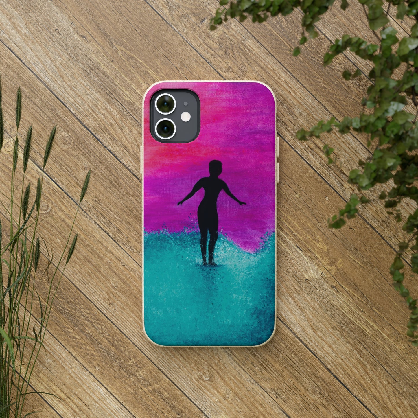 Full Moon Noserider Biodegradable Phone Case