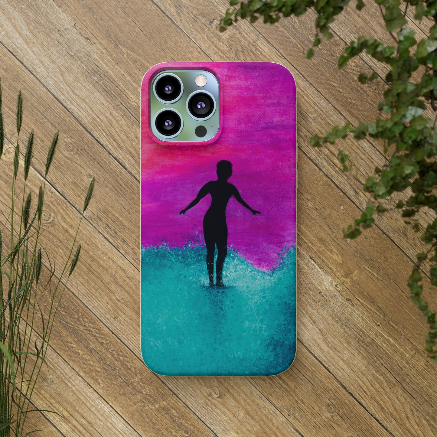 Full Moon Noserider Biodegradable Phone Case