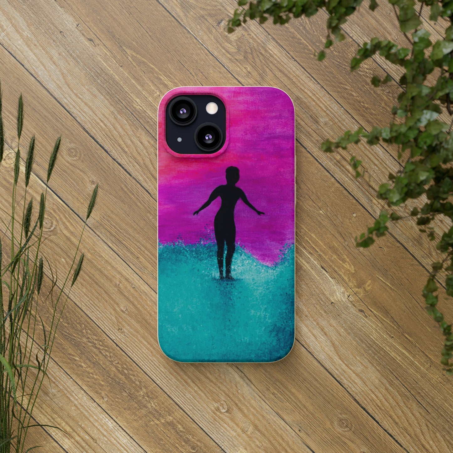 Full Moon Noserider Biodegradable Phone Case