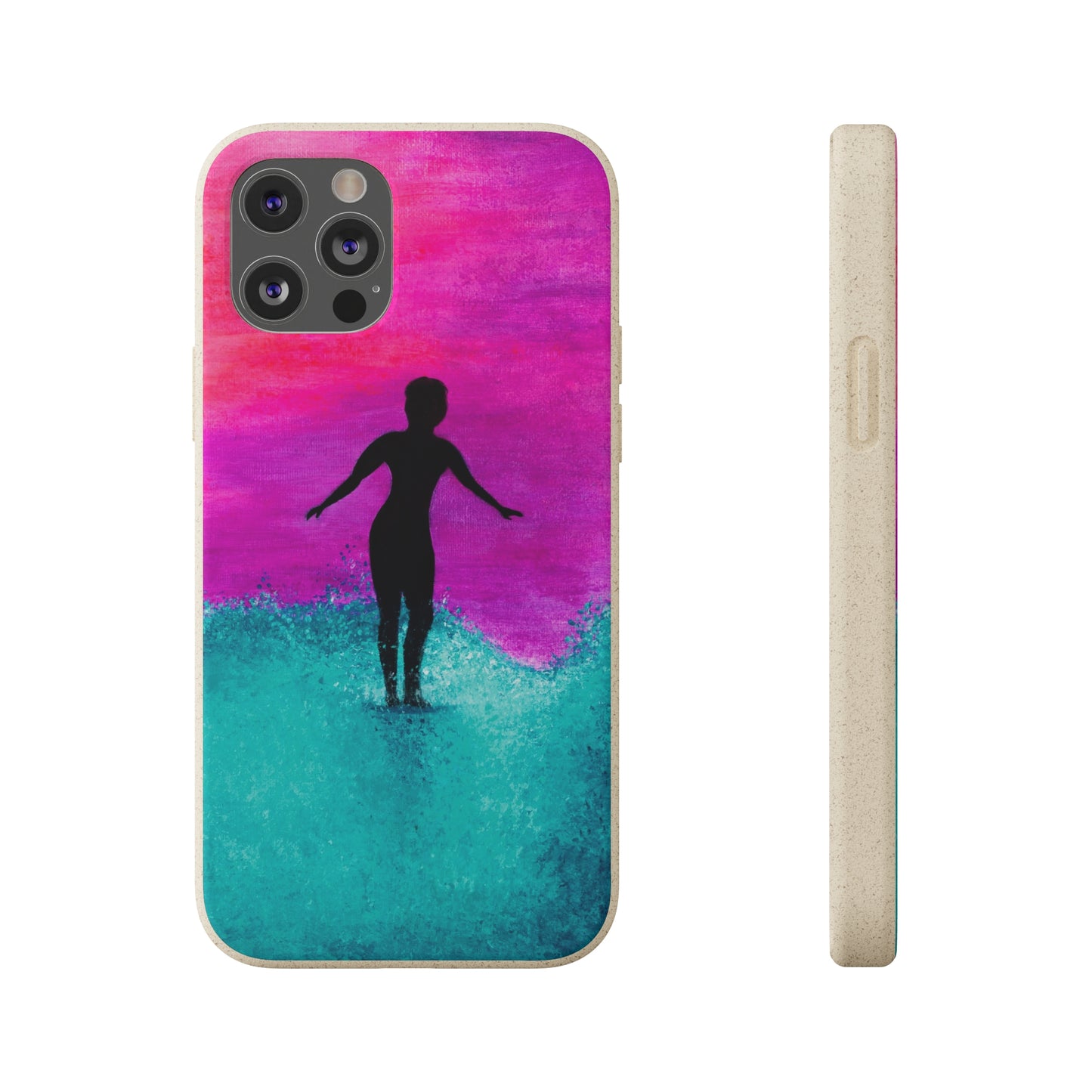 Full Moon Noserider Biodegradable Phone Case