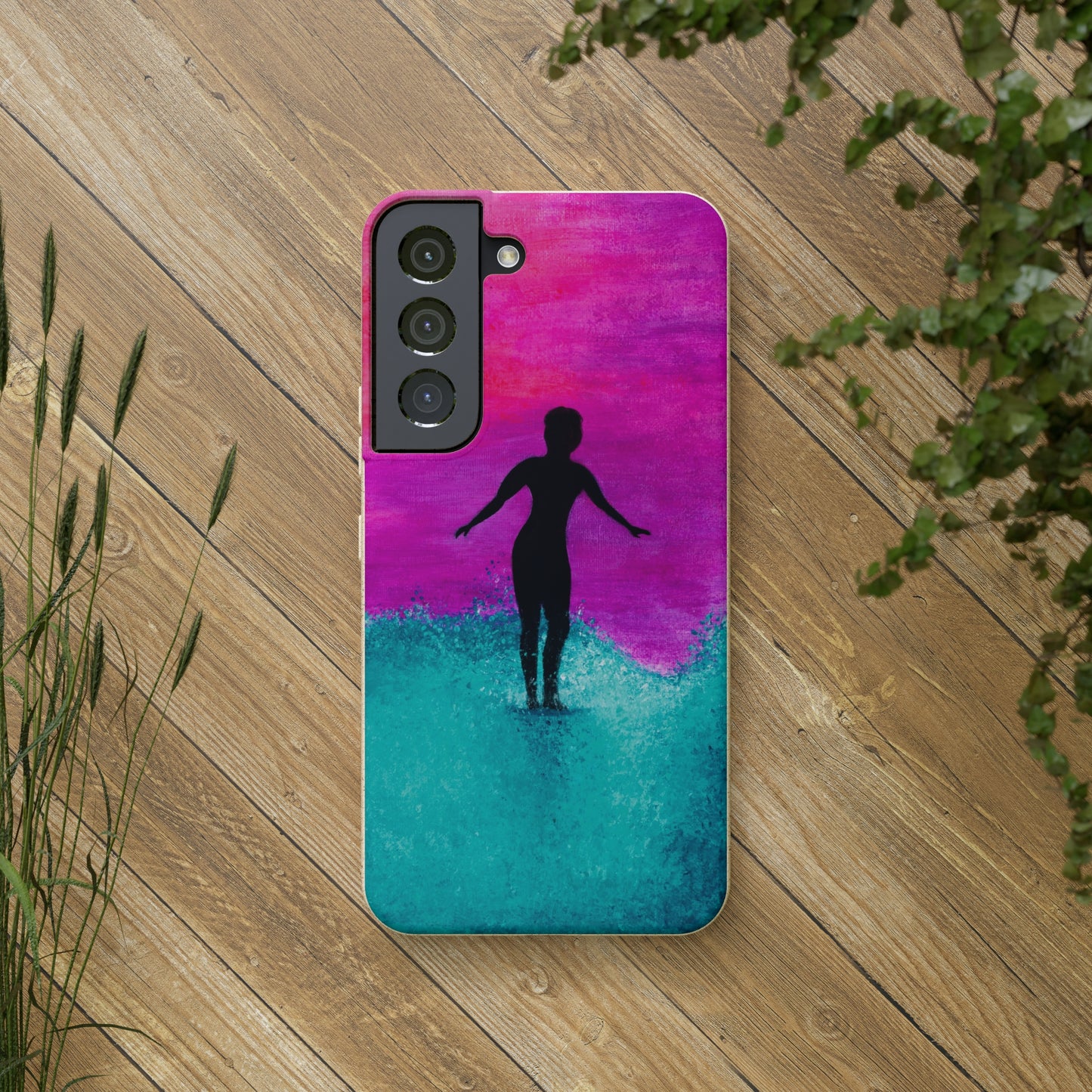 Full Moon Noserider Biodegradable Phone Case