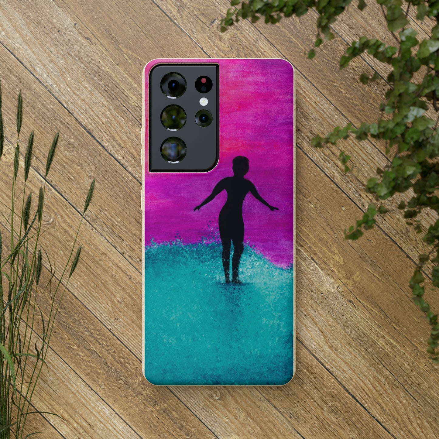 Full Moon Noserider Biodegradable Phone Case