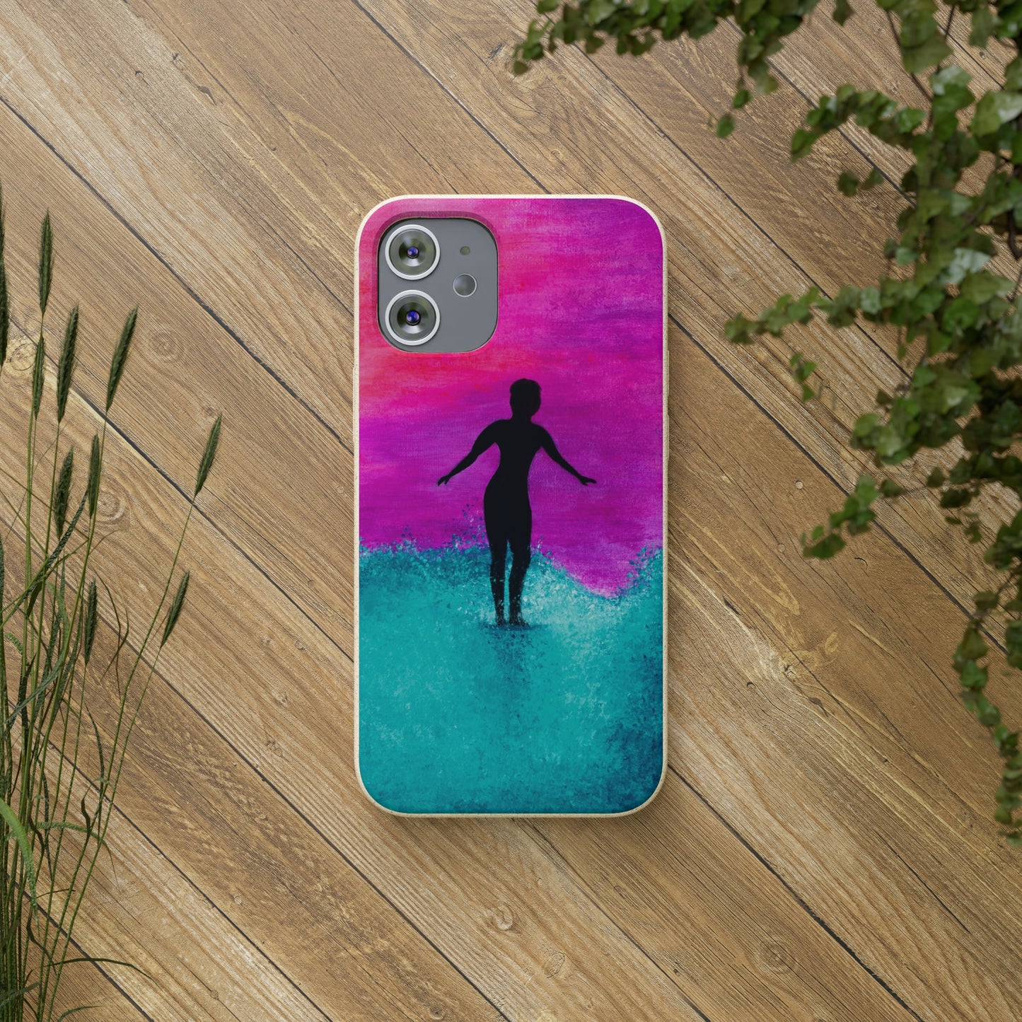 Full Moon Noserider Biodegradable Phone Case