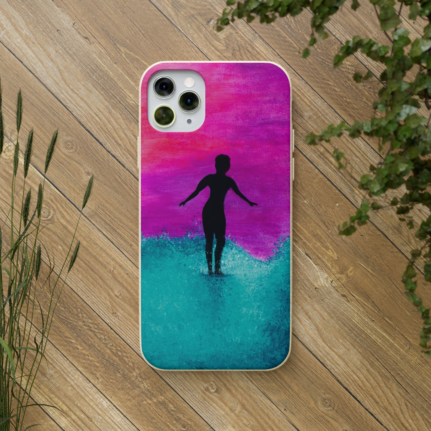 Full Moon Noserider Biodegradable Phone Case