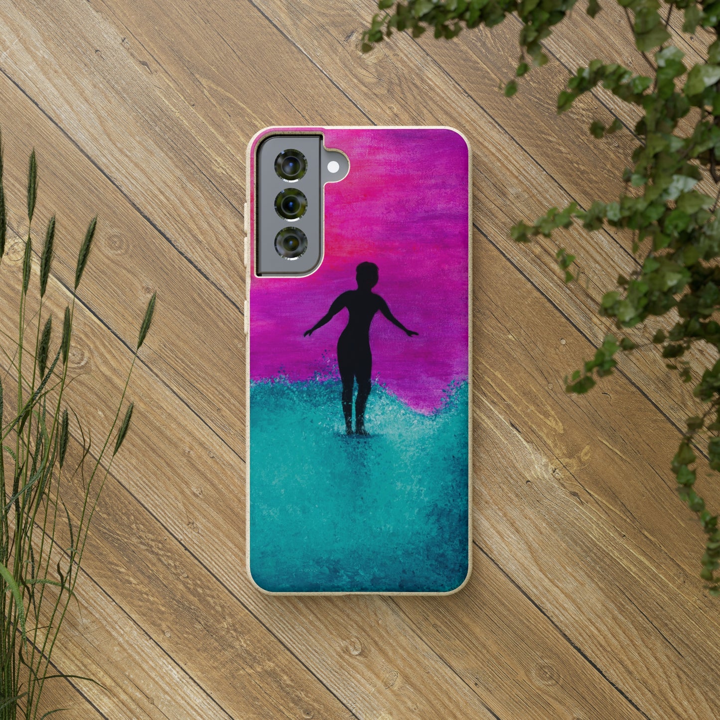 Full Moon Noserider Biodegradable Phone Case