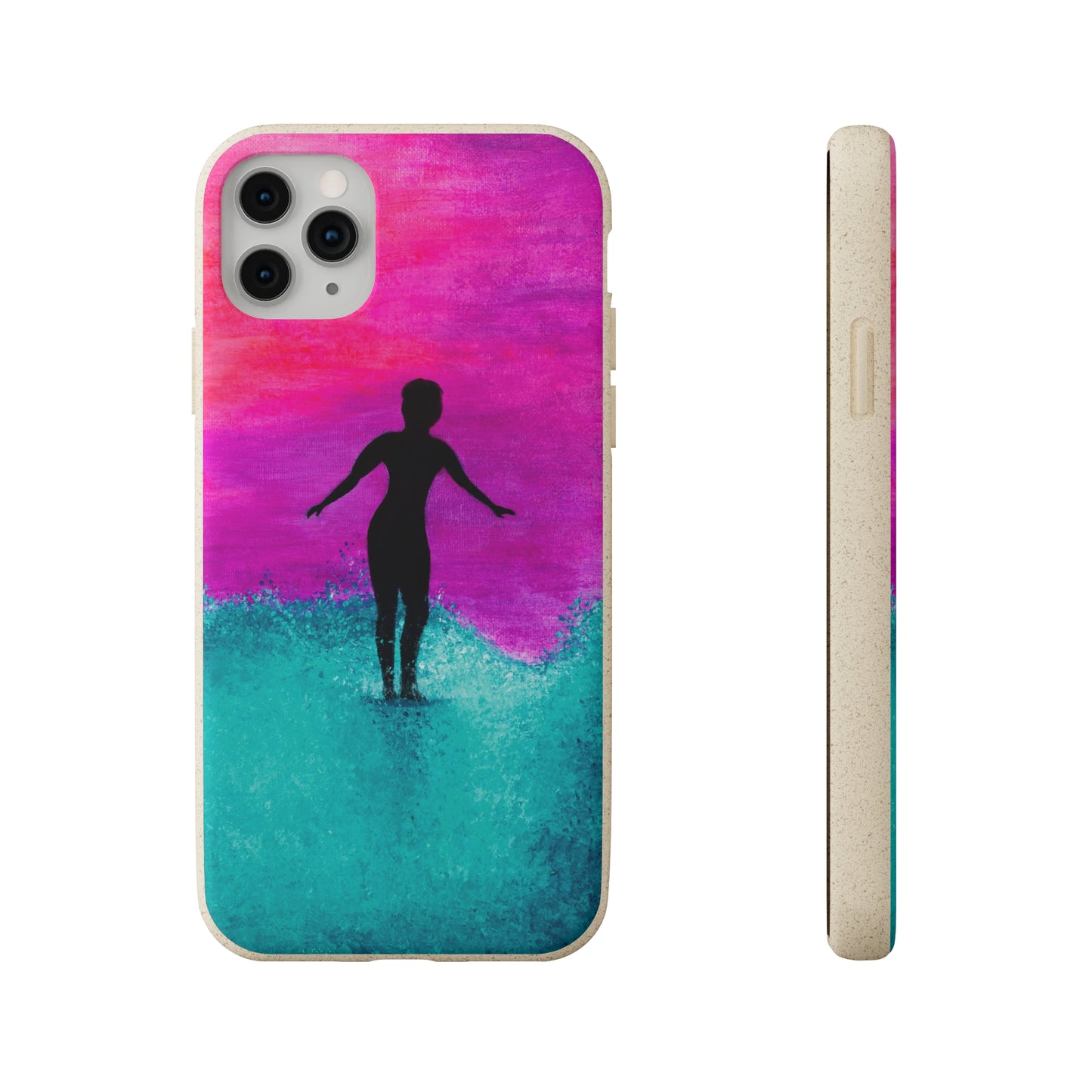 Full Moon Noserider Biodegradable Phone Case