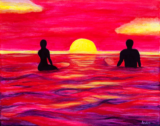 Original Painting #06 Dusk for Two