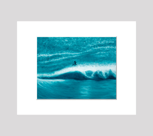 #04 Surf and Fly Matted and Signed Print (8"x10" print in 11"x14" Mat)